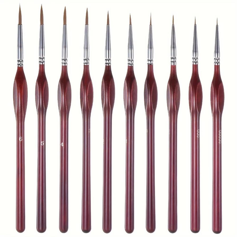 11/10pcs with Micro Tips Watercolor Brush for Fine Detail Hand Drawn Watercolor