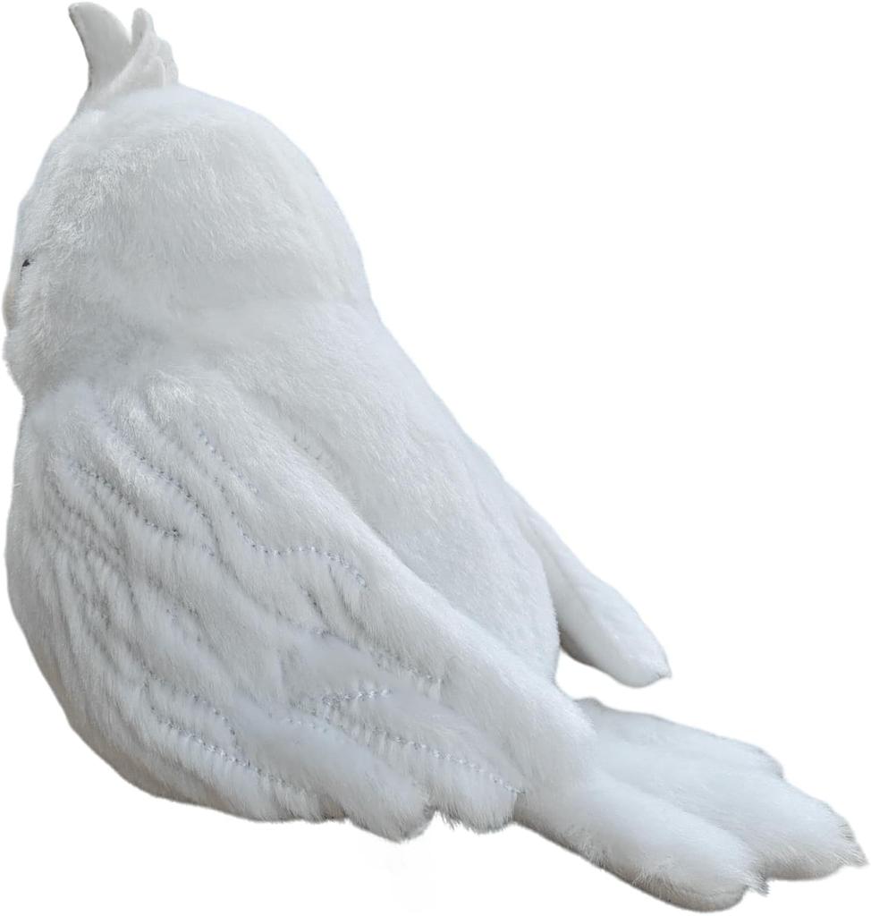 ZHONGXIN MADE and Cockatiel Plush with Realistic Handmade Cute Gift for Kids and Home Decor [Fluffy Cuddly] Toy, 14cm, Feathers, Look, Bird, Adults,