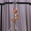 Golden Sandalwood Cute Star Gourd Car Pendant for Peace