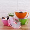ZISIZ Stainless Steel Insulated Meal Bowl with Lid