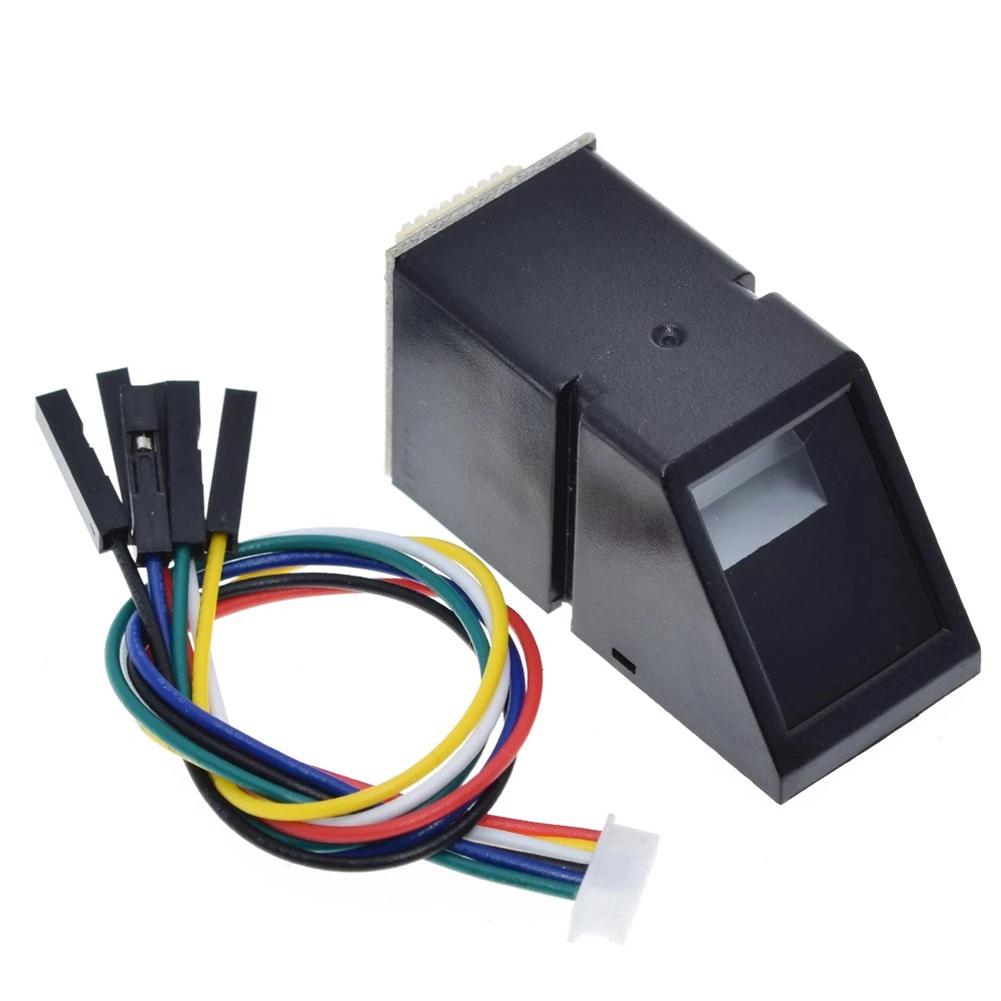 AS608 Fingerprint Reader Sensor Module Locks Serial Communication Interface Fingerprint Acquisition DC3.3V 500DPI for Arduino