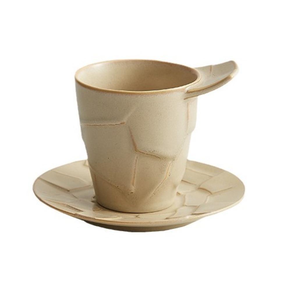 Ceramic Coffee Cup Saucer Creative Latte Cup Coffee Cup Household Hand Coffee Cup Breakfast Cup