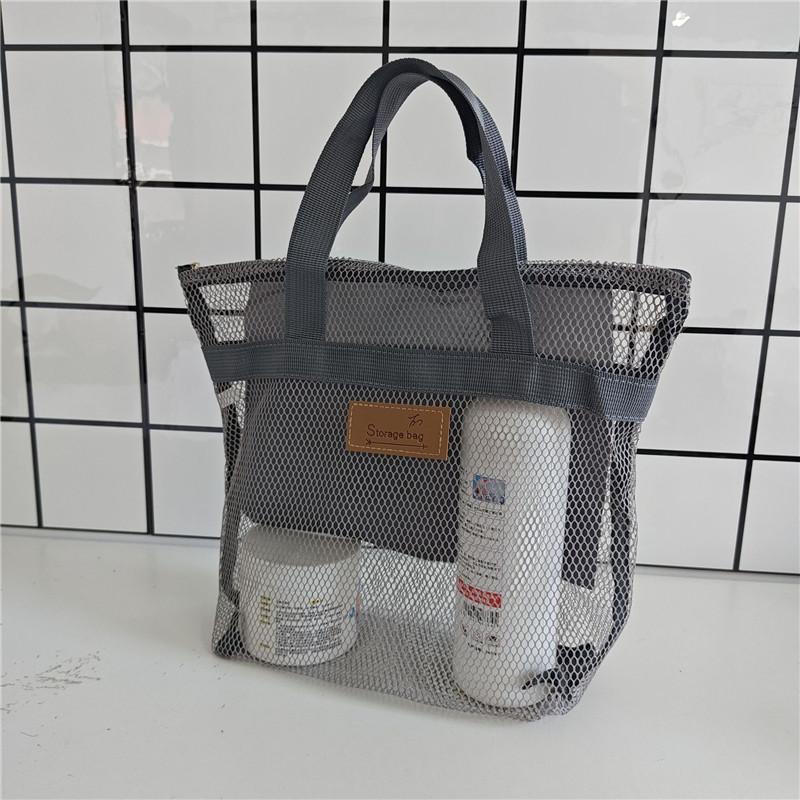 Makeup Toiletry Storage Bags Handbags Portable Travel Washing Body Shower Tools Organizer Hanging Cosmetic Organizer Pouch Mesh