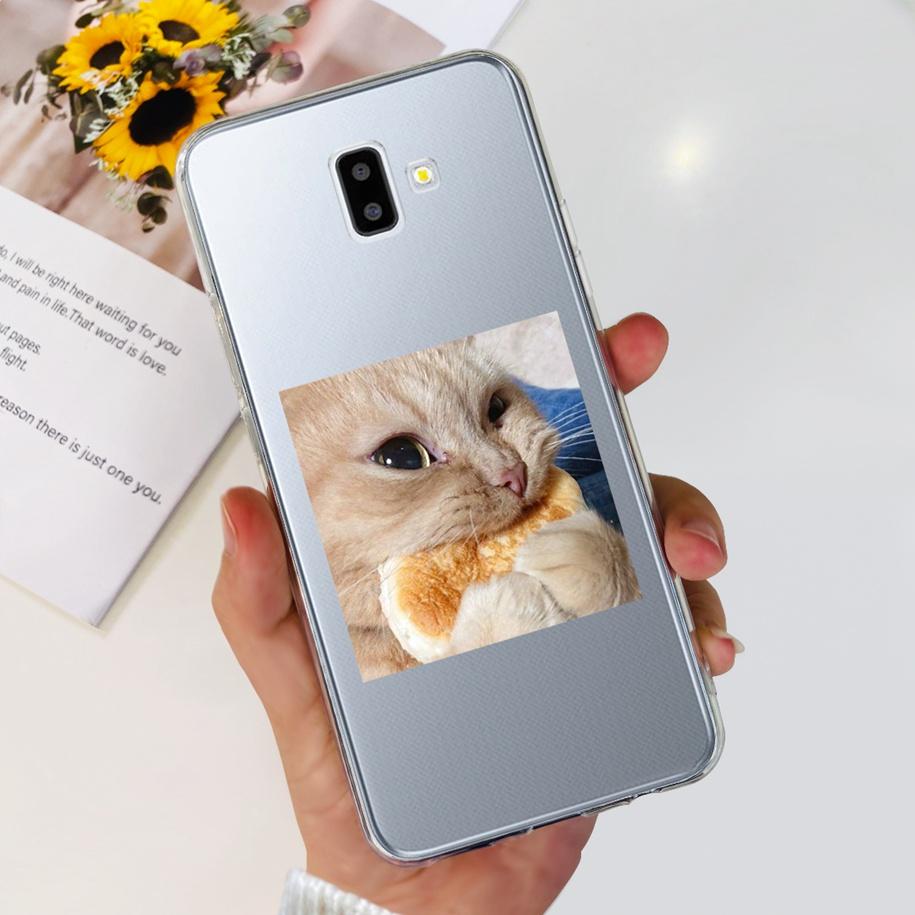 For Samsung J6 Plus Case J6 2018 J600F J610F Cover Luxury Marble Butterfly Clear Soft Cases For Samsung Galaxy J 6 J6+ 2018 Capa