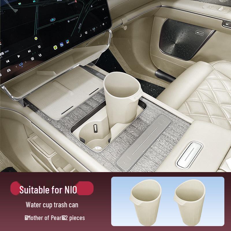 Compatible Trash Storage Bag & Cup Holder for 26 Nio ES8 & ES9 Models - Interior Accessories