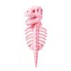 Costume Divertente per Gatti di Halloween Costume Scheletro di Dinosauro Abbigliamento Carino Abbigliamento Comodo Outfit per Gatti Festa Cosplay Oggetti di Scena per Foto Animale Domestico Inverno