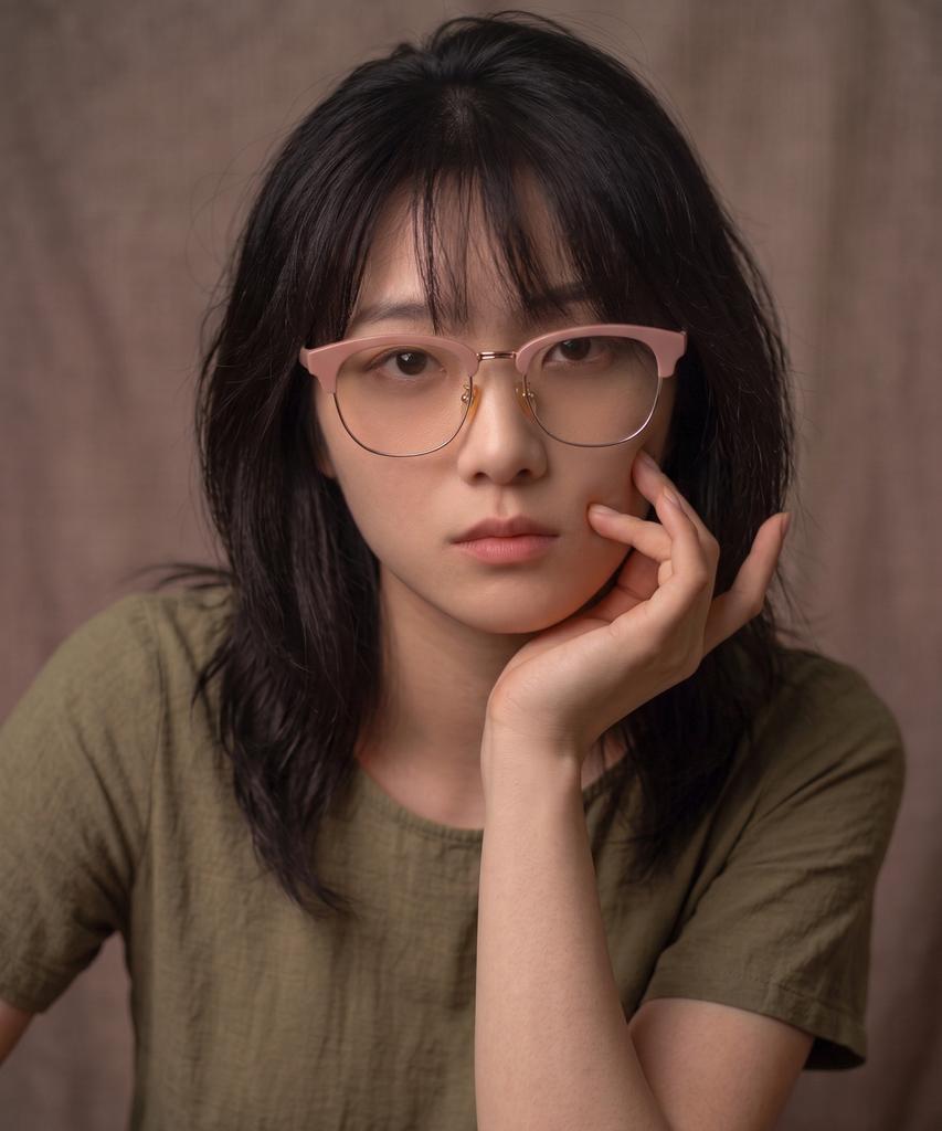 Leunehauwin June Moment Dr0605B Blue Light Blocking Glasses