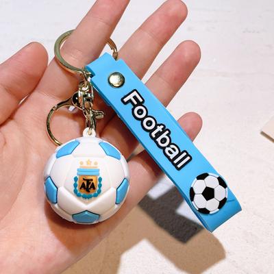 Football Keychain, Football Cup, Star , Figurine Keychain Pendant