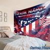 Custom Name Atletico Football Crest Tapestry Accessories for Bedroom,Livingroom, dormitory Room Wall Hanging Decor, Fan Birthday Gifts