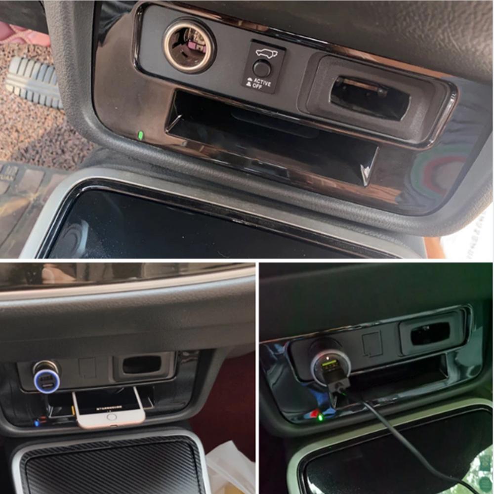 15W Car Wireless Charging Pad for Mitsubishi Outlander 3 GF GG ZJ ZK ZL 2015~2021 Phone Fast Charger Plate Lighter Accessories