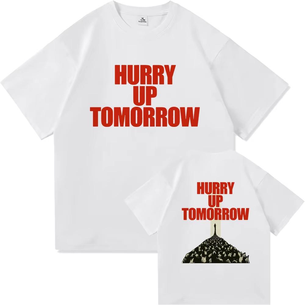 The Weeknd Hurry Up Tomorrow T Shirt 2025 Album Men Women Clothing Harajuku High Quality Cotton Tops Fans Gifts Graphic Tshirts