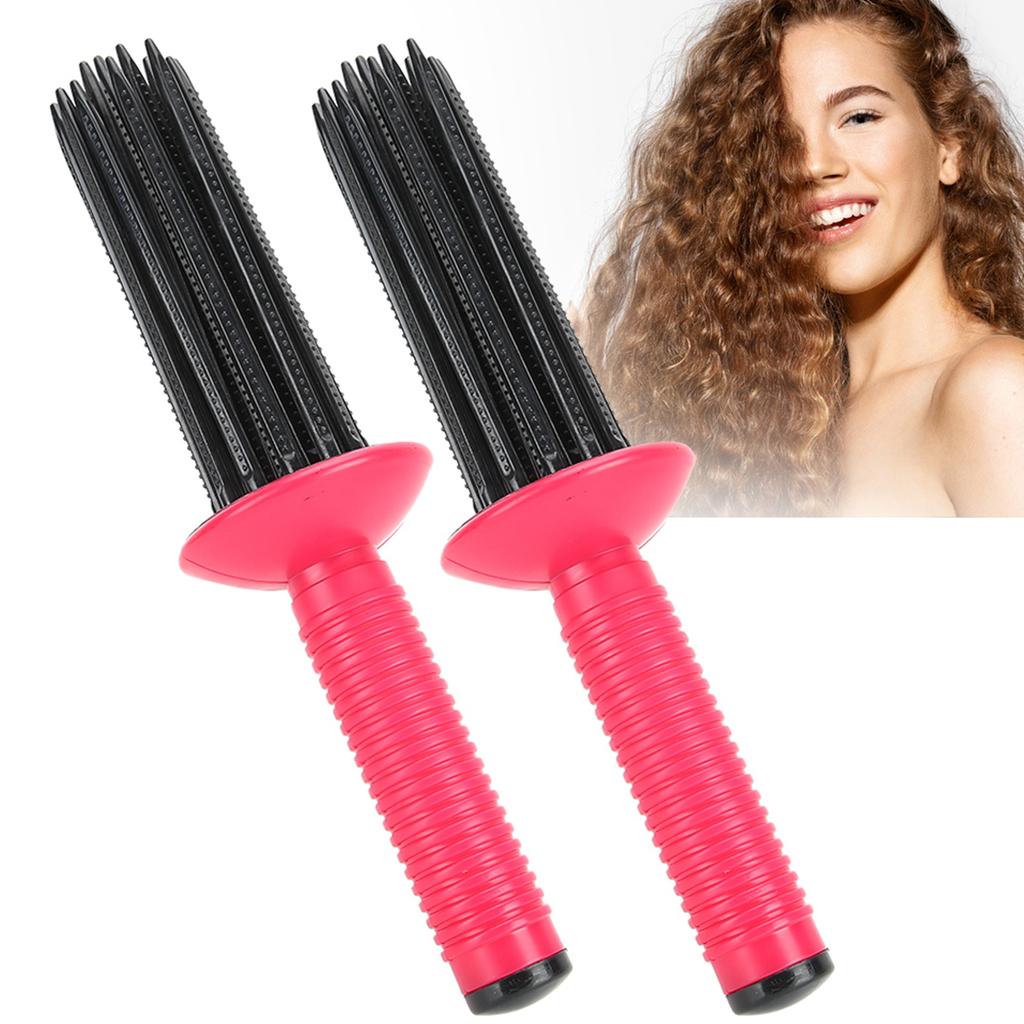 Hair Curler Hair Fluffy Curling Roll Comb Anti?Slip Curling Wand Hairstyling Tools