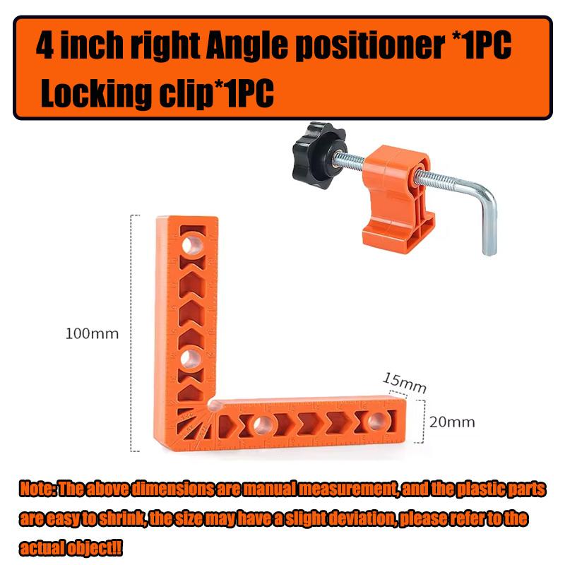 90 Degree Right Angle Locator 3/4 Inch Right Angle Clamps L-shaped Right Angle Ruler Professional Positioning Square Clamping