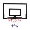 Wall Mounted Basketball Hoop Number 7 Basketball Hoop Kit for Indoor Outdoor Boys Girls Teens Black