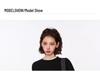 Black Faux Two-Piece Long-Sleeve T-Shirt - 2024 Spring/Autumn Pleated Color Block Slimming Fashion Top