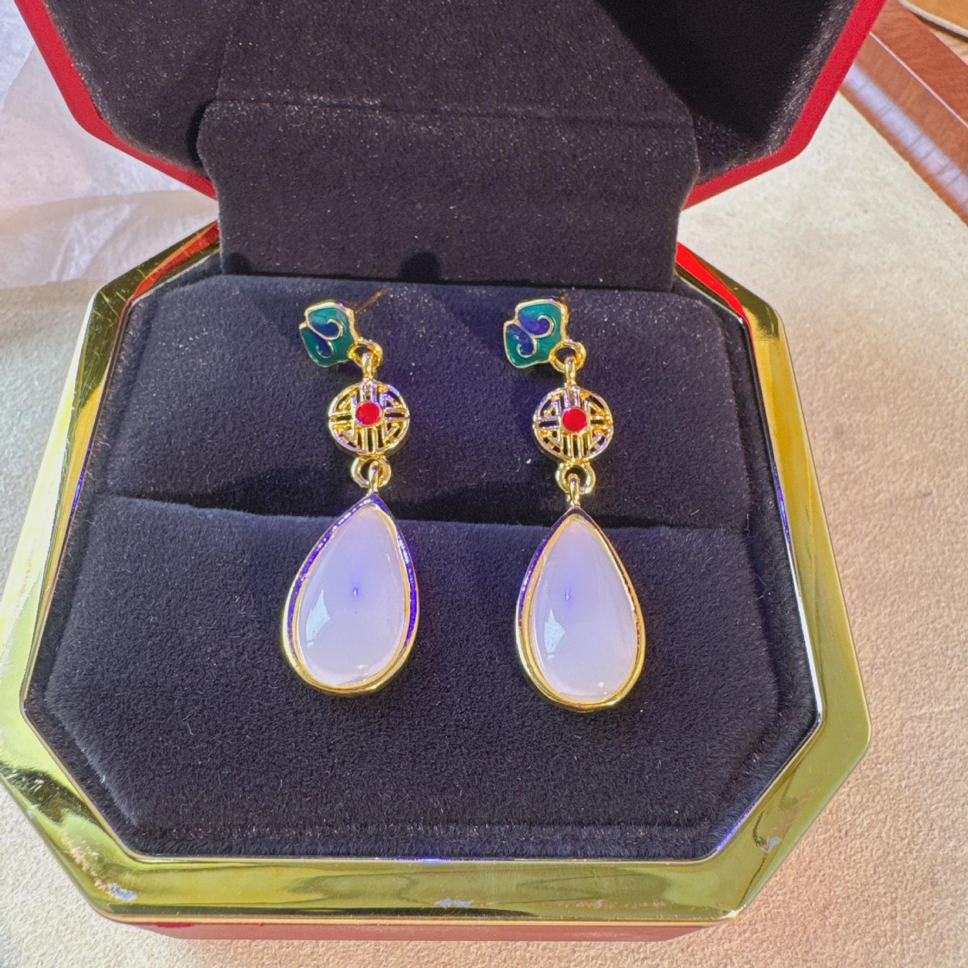 Элегантные Длинные Серьги с Кисточками Женские Ханьфу Древний Стиль Серьги Новинка 2025 Модные Национальный Стиль Атмосфера Украшение для Ушей