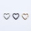 5pcs Heart Carabiner 22mm/25mm Bag Belt Buckle High quality Push Trigger  Purses Handbags Buckles