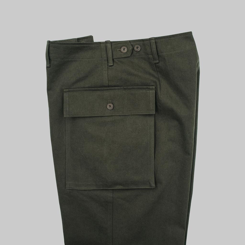 Ttella Olive Vintage Cotton M43 Pants