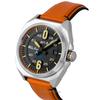 AVI-8 Bell X-1 Machbuster Lederarmband Graphitschwarzes Zifferblatt Automatik AV-4115-01 Herrenuhr