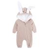 Newborn Infant Baby Girls Boys Thick Warm Jumpsuit  Bunny Romper Playsuit