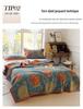 All-Cotton Yarn-Dyed Jacquard Gauze Blanket - Soft, Skin-Friendly Four-Season Bedspread