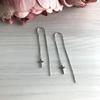 Silver Earrings Without Stones (1978238)