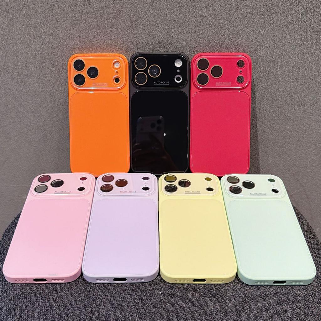 Applicable to Apple 17Promax mobile phone case, ice-feeling tempered glass iPhone16 seconds to increase the window all-inclusive hard case