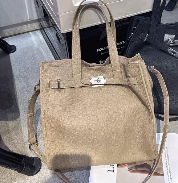 Bolsa Tote Casual Modificada de Couro Bovino de Primeira Camada (S12-52764)