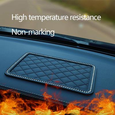 Car Dashboard Anti-slip Mat Center Console Large Car Storage Mat Mobile Phone Perfume Mat Ornament Placemats Anti-slip Mat