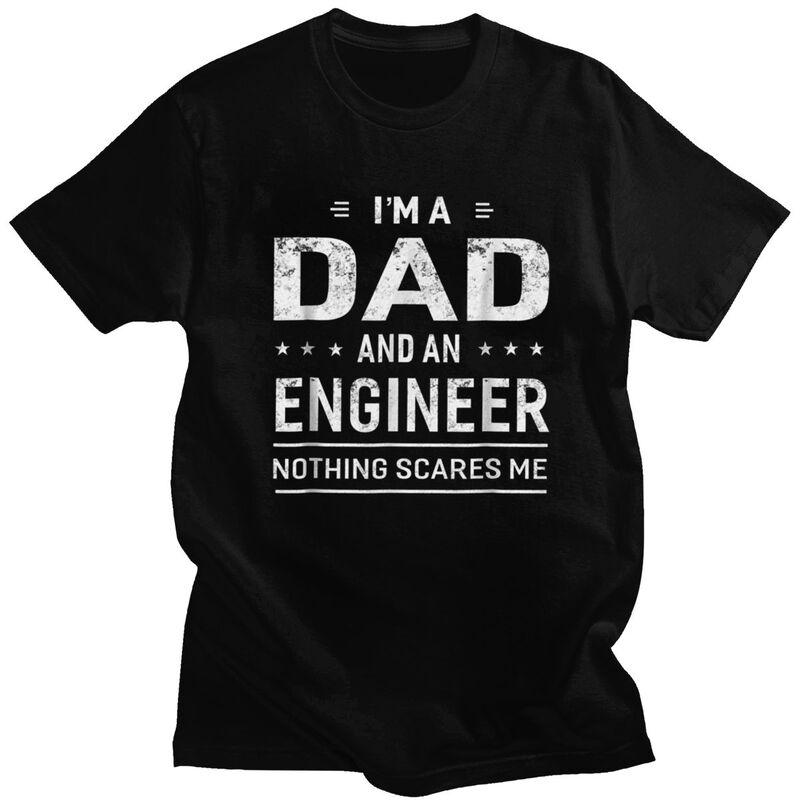 

Custom IM A Dad And Engineer T Shirt for Men Tshirt Fashion Tees Short Sleeve T-shirts Loose Fit Clothing - Men s Summer Cott... 5XL різнокольоровий