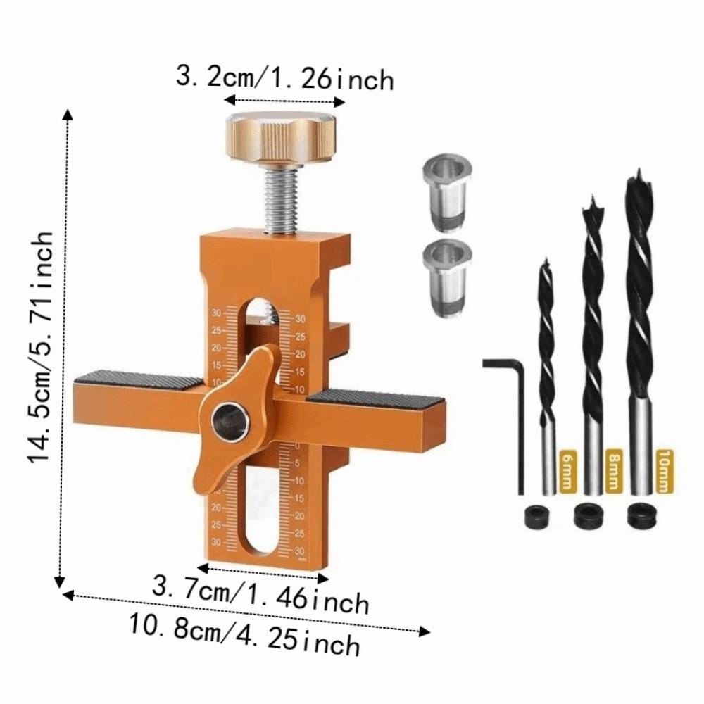 6/8/10mm Cabinet Door Installation Positioner Rebounder Punched Mounting Jig Wardrobe Installation
