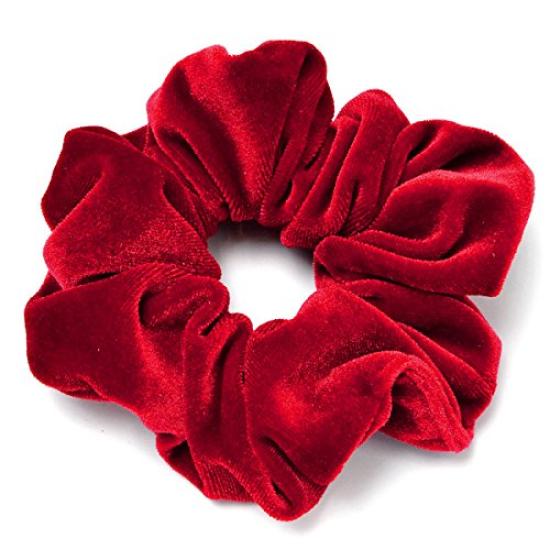 

Simple Velor Scrunchie j3s [PARIS KID S] [Red]