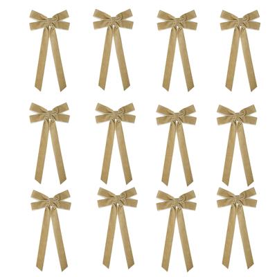 Christmas Tree Bow Decoration, Christmas Tree Small  Velvet Bow - Party Wedding Home Decoration