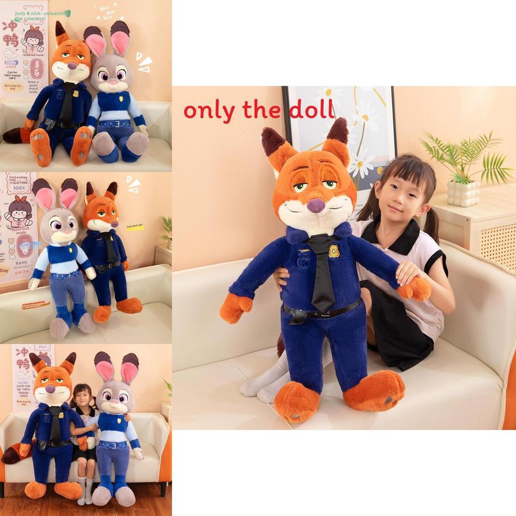 Zootopia Plush Toy Judy And Nick With Pp Cotton Filling For Kids And Collectors