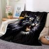 1pc Tiger Pattern Soft & Warm Polyester Knit Blanket, Digital Printed, All-Season Throw for Napping, Traveling, Sofa yy250906012