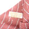 Pristine BVLGARI tie All-over regimental stripe pattern Red silk mens Used