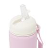 Francfranc Foldable Silicone Compact Water Bottle Bottle, Pink,