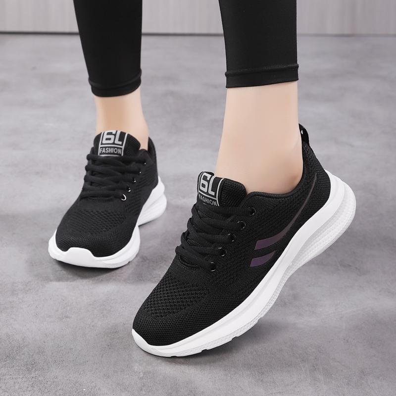 New Running Shoes Ladies Breathable Sneakers Summer Light Mesh High Quality Women's Sports Shoes Outdoor Lace Up Training Shoes