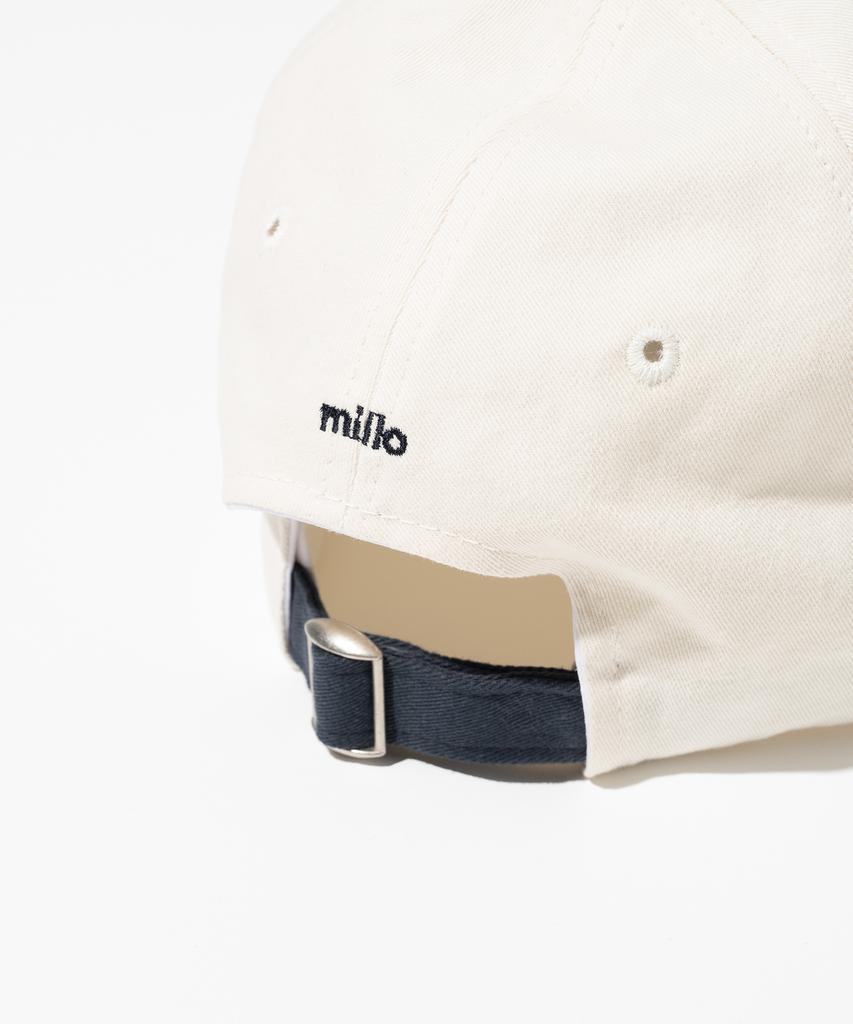 MILLO ARCHIVE Holiday Signature Ball Cap [Cream Navy]