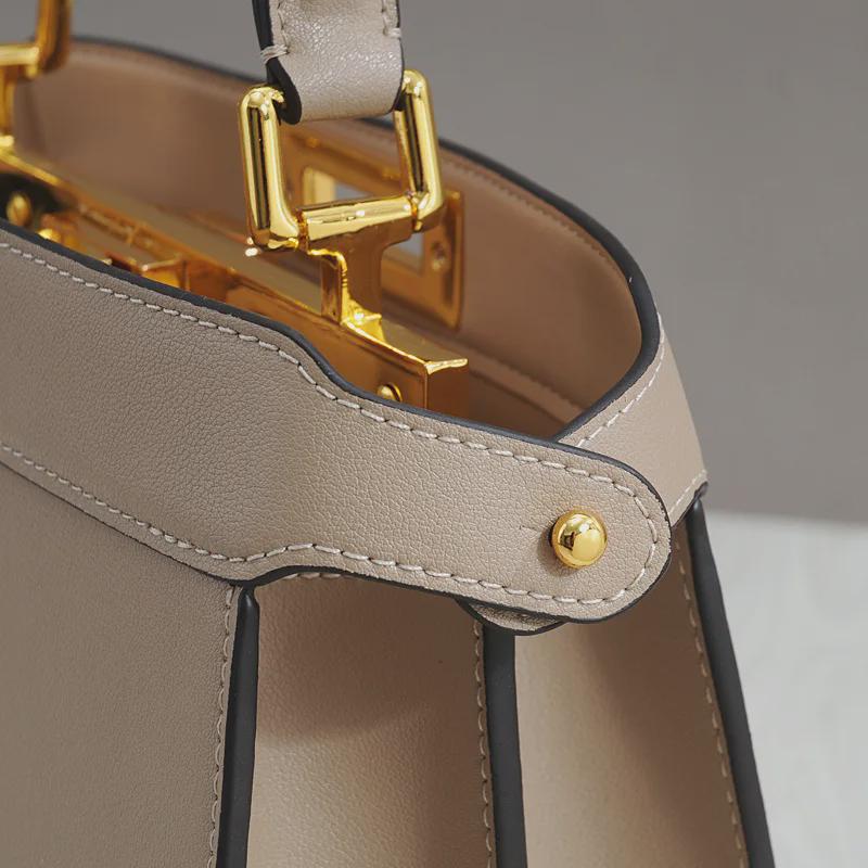 Versatile Leather Kitten Bag: Spring/Summer Large Capacity Multi-layer Handbag & Crossbody