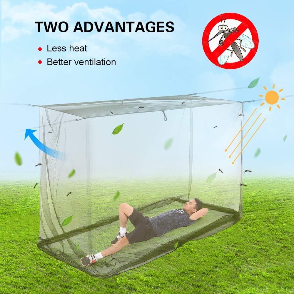 Hanging Camping Net Ultra-Fine Mesh Fine Mesh Netting Portable Outdoor Bug Net  Hiking