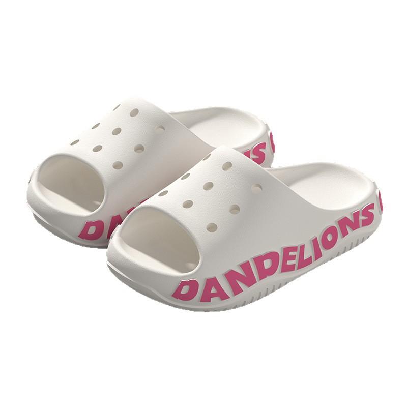 New Summer Collection: Boys' and Girls' Home Alphabet Series Beach Shoes, Non-Slip Sandals, Clogs