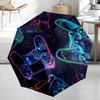 Game Controller Theme Automatic Umbrella, Lightweight & Portable, 8 Rib, Perfect for Outdoor Travel, Birthdays, Christmas, Gifts.
