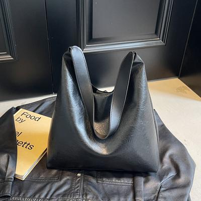 Handtasche mit großem Fassungsvermögen Damen 2025 neue Mode Retro-Schultertasche lässig vielseitig Unterarm-Tragetasche