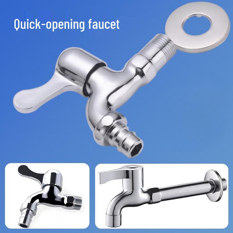 TLXT Quick-Open Single Cold Faucet for Utility Sinks