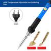 60W Adjustable Digital Soldering Iron Rapid Heating Mini Electric Iron Hand Tool For Wool Felt Shaping Handmade Diy Crafts