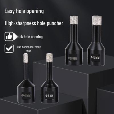 M14 Brazed Diamond Drill Bit for Tile, Marble, Rock, Ceramic, Porcelain, and Glass