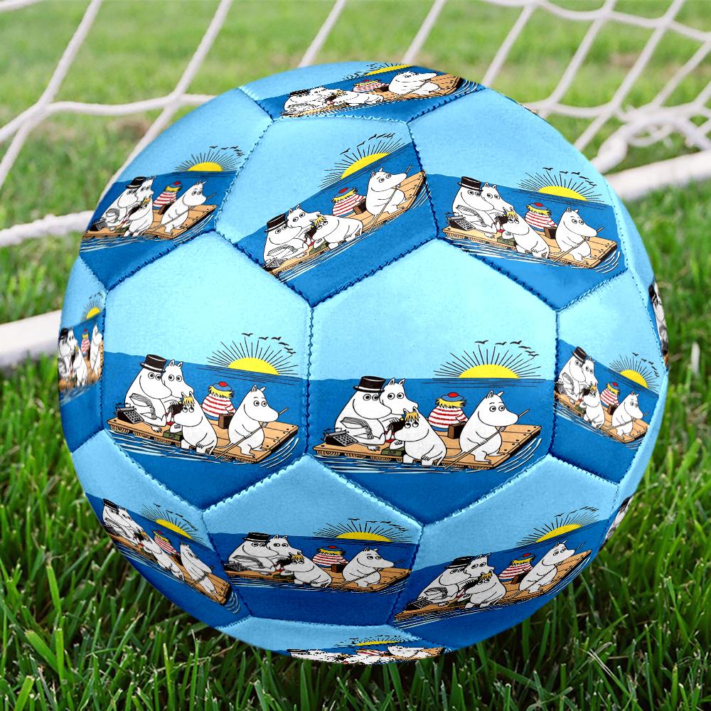 Moomin Theme Size 5 Soccer Ball, Suitable for Both Indoor and Outdoor Matches, a Gift Suitable for Everyone.