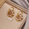 Multipurpose Drop Oil Ear Clip Stylish Ear Cuff for Distinctive Female New Chinese-style Ear Buckles Party Ornaments