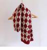 Customized New Year's Scarf Women's New Winter Knitted Warm Plaid Student Scarf Thickened Korean Version Tonglu Scarf